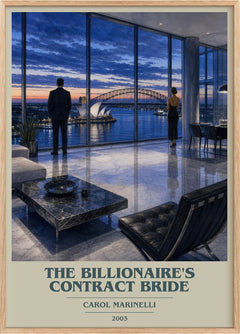 The Billionaire's Contract Bride Book Cover Poster by Carol Marinelli