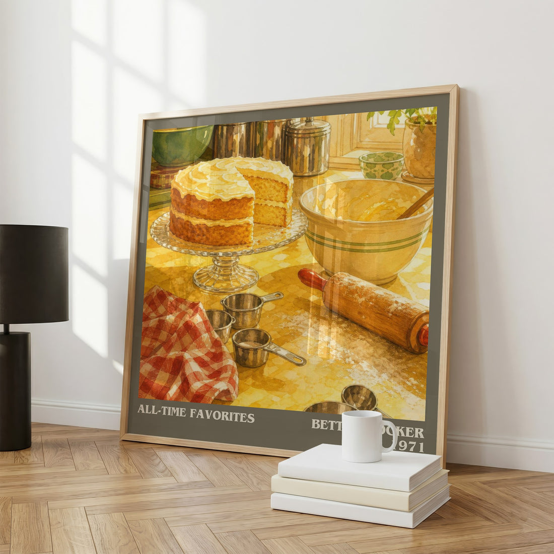 All-time favorites literary print framed by window – literary home decor