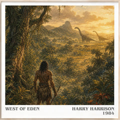 West of Eden Literary Art Print by Harry Harrison