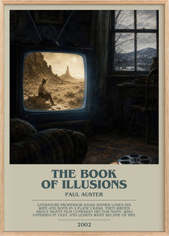 The Book of Illusions Bookish Wall Art by Paul Auster