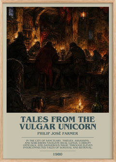 Tales from the Vulgar Unicorn Bookish Wall Art by Philip José Farmer
