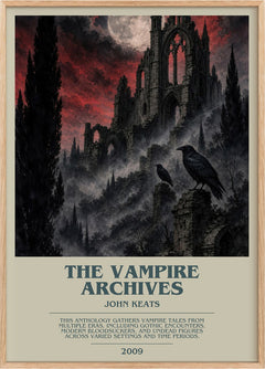 The Vampire Archives Bookish Wall Art by John Keats