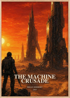 The Machine Crusade Book Watercolour Illustration by Brian Herbert