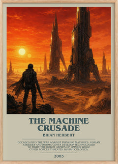 The Machine Crusade Bookish Wall Art by Brian Herbert