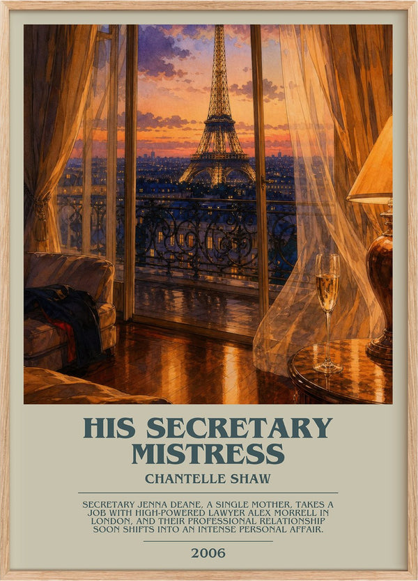 His Secretary Mistress Bookish Wall Art by Chantelle Shaw