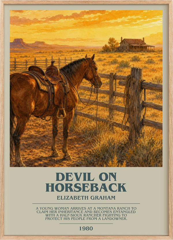 Devil on horseback Bookish Wall Art by Elizabeth Graham