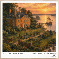 My darling Kate Literary Art Print by Elizabeth Graham