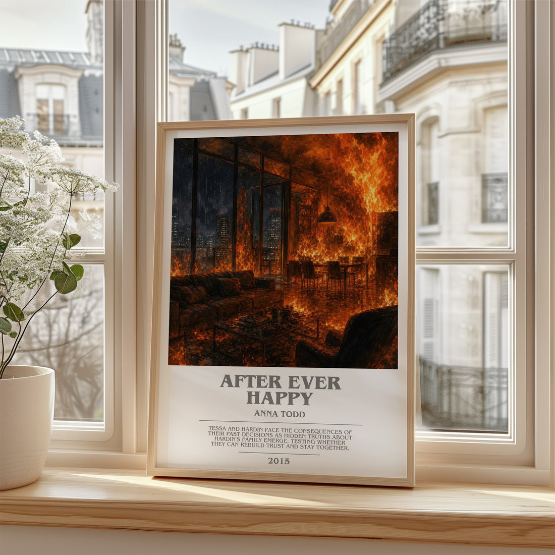 After Ever Happy bookish poster colour and style options – Anna Todd book art
