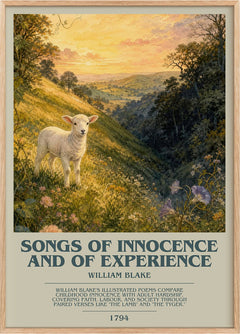 Songs of innocence and of experience Bookish Wall Art by William Blake