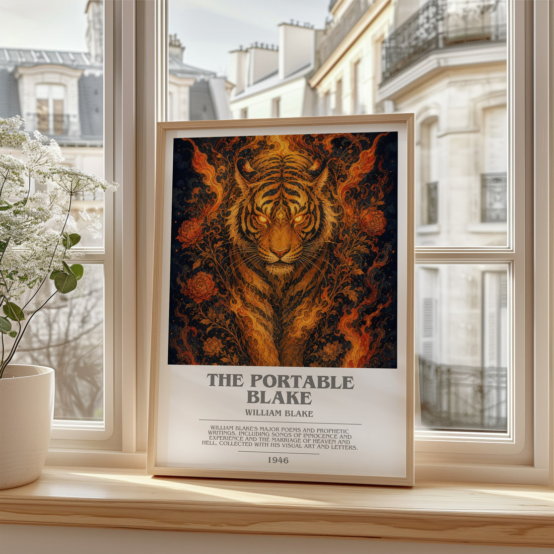 The portable Blake bookish poster colour and style options – William Blake book art