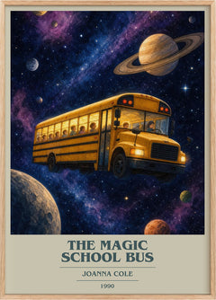 The Magic School Bus Book Cover Poster by Joanna Cole