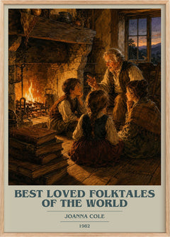 Best Loved Folktales of the World Book Cover Poster by Joanna Cole