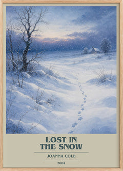 Lost in the snow Book Cover Poster by Joanna Cole