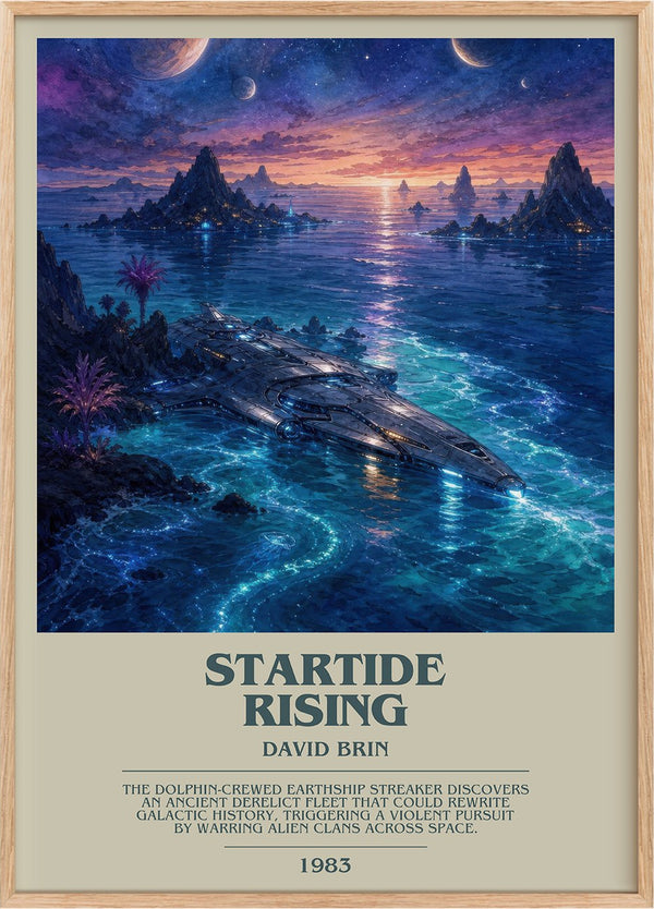 Startide Rising Bookish Wall Art by David Brin
