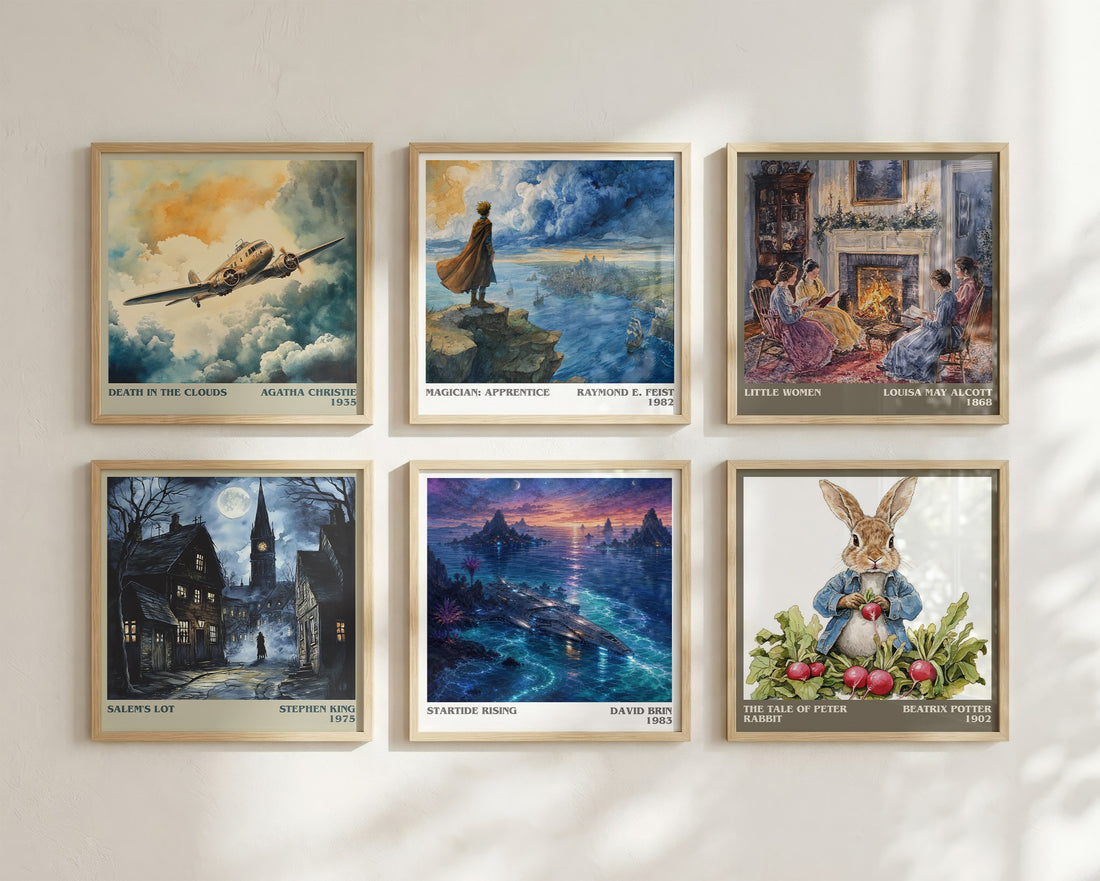 Startide Rising literary art print colour and style options – David Brin book art
