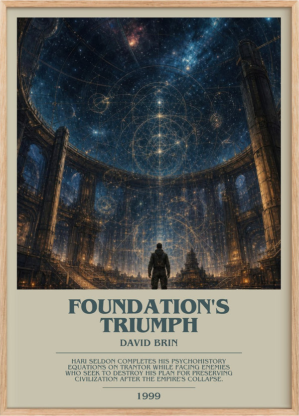 Foundation's Triumph Bookish Wall Art by David Brin