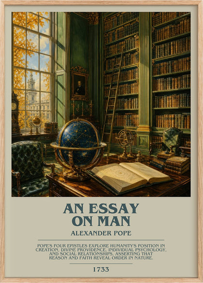 An essay on man Bookish Wall Art by Alexander Pope