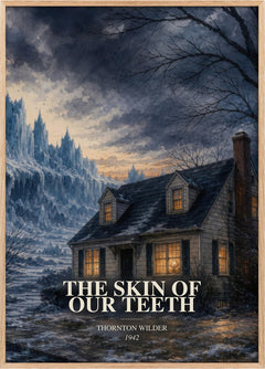 The skin of our teeth Book Watercolour Illustration by Thornton Wilder
