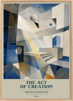 The act of creation Book Cover Poster by Arthur Koestler