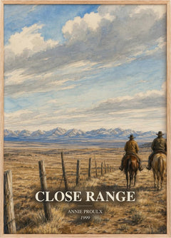 Close Range Book Watercolour Illustration by Annie Proulx