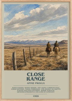Close Range Bookish Wall Art by Annie Proulx