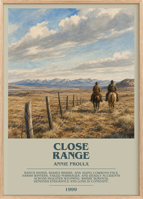 Close Range Bookish Wall Art by Annie Proulx