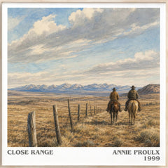 Close Range Literary Art Print by Annie Proulx
