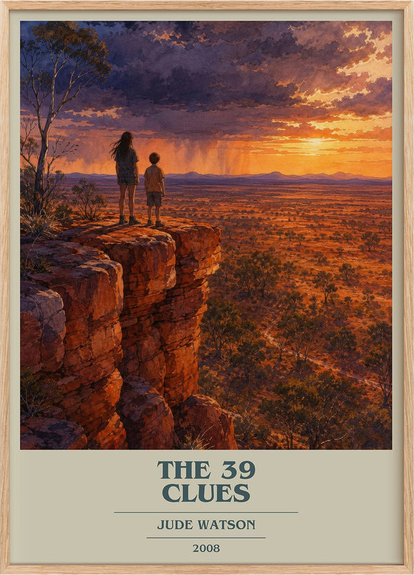 The 39 Clues Book Cover Poster by Jude Watson