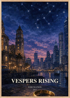 Vespers Rising Book Watercolour Illustration by Jude Watson