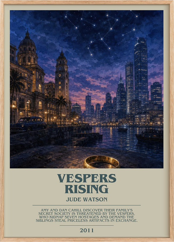 Vespers Rising Bookish Wall Art by Jude Watson