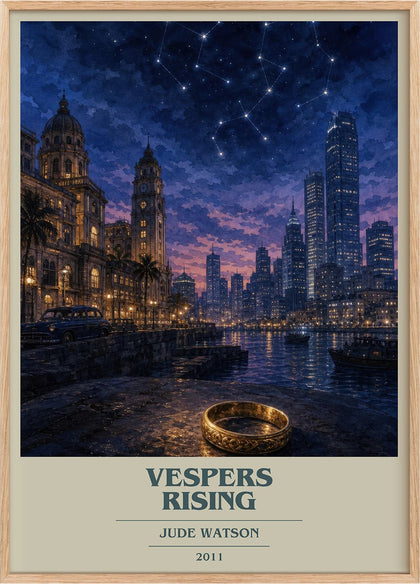 Vespers Rising Book Cover Poster by Jude Watson
