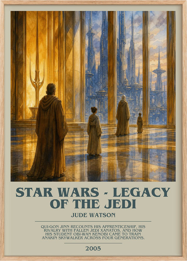 Star Wars - Legacy of the Jedi Bookish Wall Art by Jude Watson