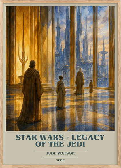 Star Wars - Legacy of the Jedi Book Cover Poster by Jude Watson