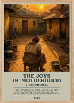 The Joys of Motherhood Bookish Wall Art by Buchi Emecheta