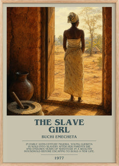 The slave girl Bookish Wall Art by Buchi Emecheta