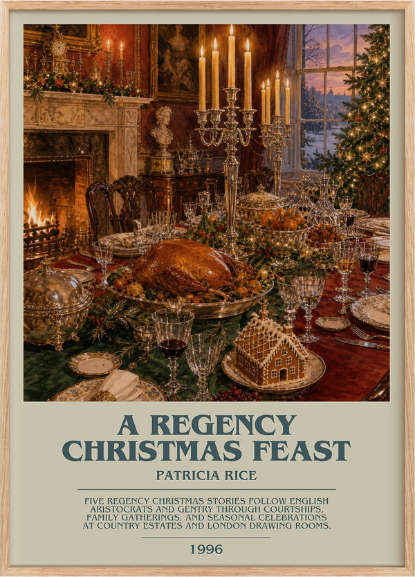 A Regency Christmas Feast Bookish Wall Art by Patricia Rice