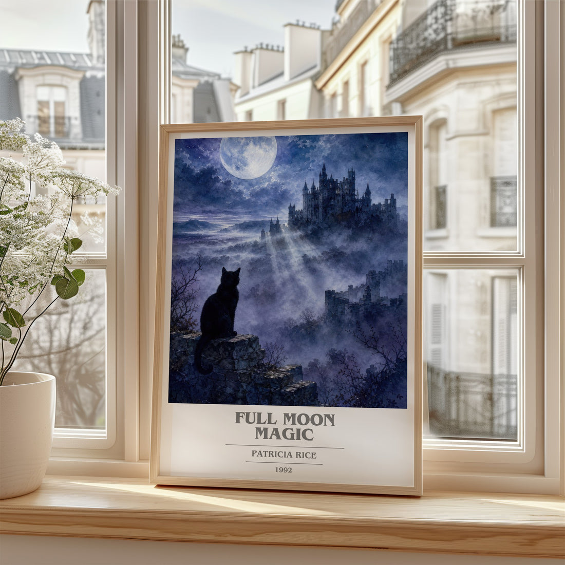 Full Moon Magic book cover poster colour and style options – Patricia Rice book art