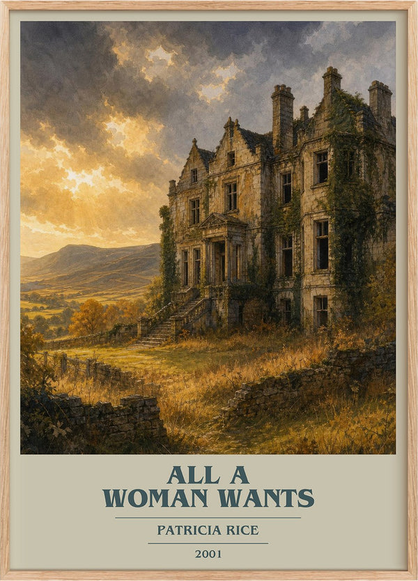 All a Woman Wants Book Cover Poster by Patricia Rice
