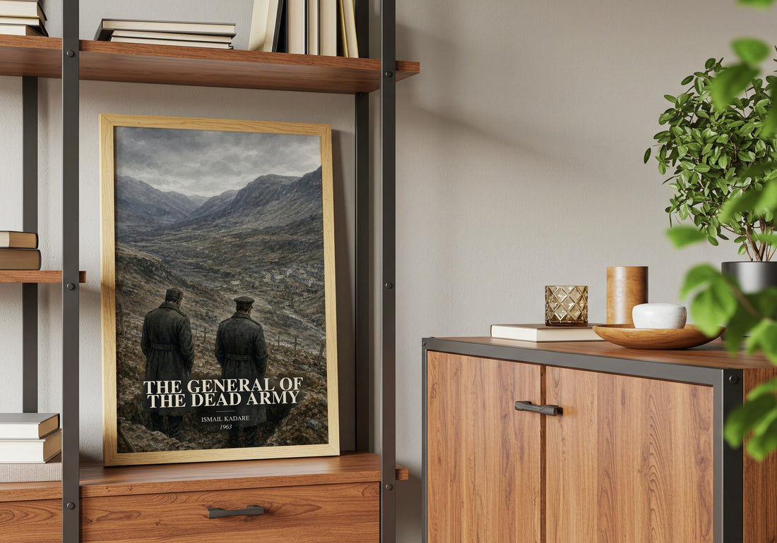 The General of the Dead Army book watercolour illustration paper finish options – matte satin gloss