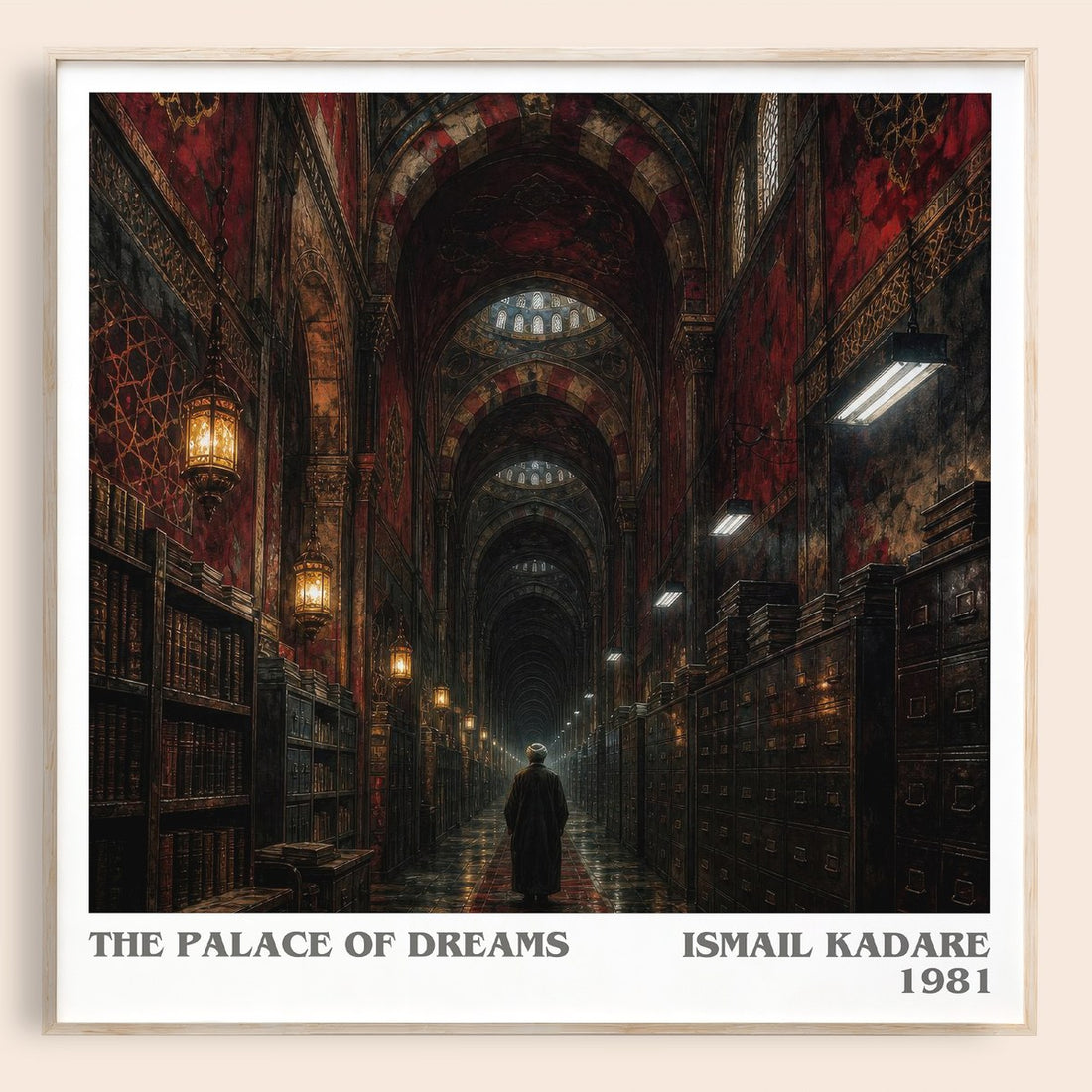 The Palace of Dreams literary book poster by Ismail Kadare – framed literary art print