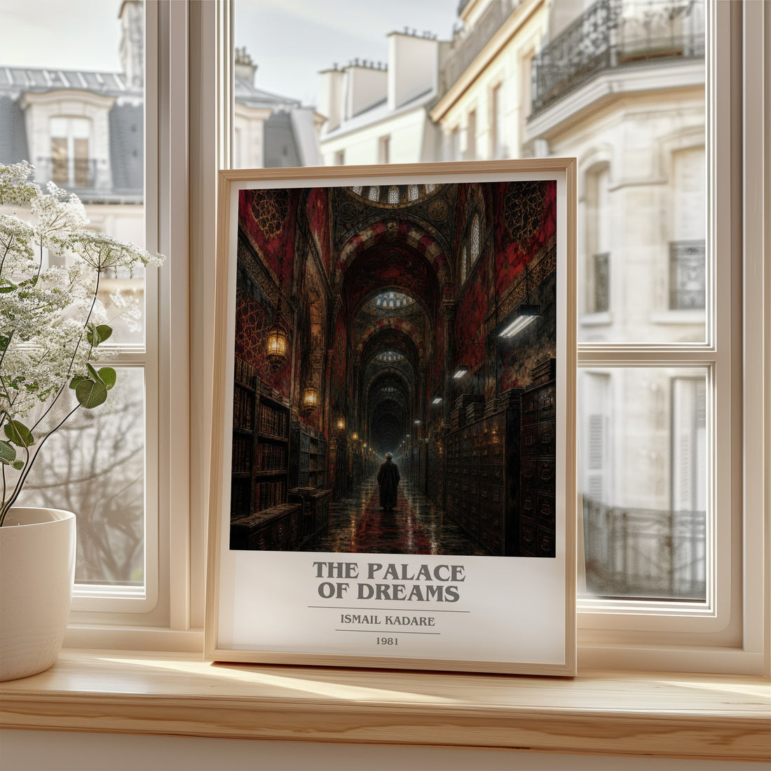 The Palace of Dreams book cover poster colour and style options – Ismail Kadare book art