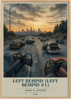 Left Behind (Left Behind #1) Book Cover Poster by Jerry B. Jenkins
