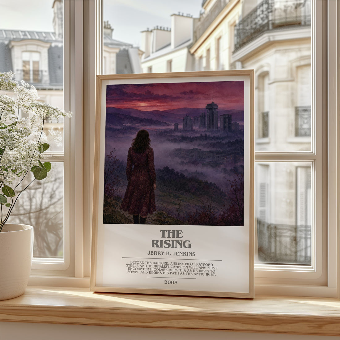 The Rising bookish poster colour and style options – Jerry B. Jenkins book art