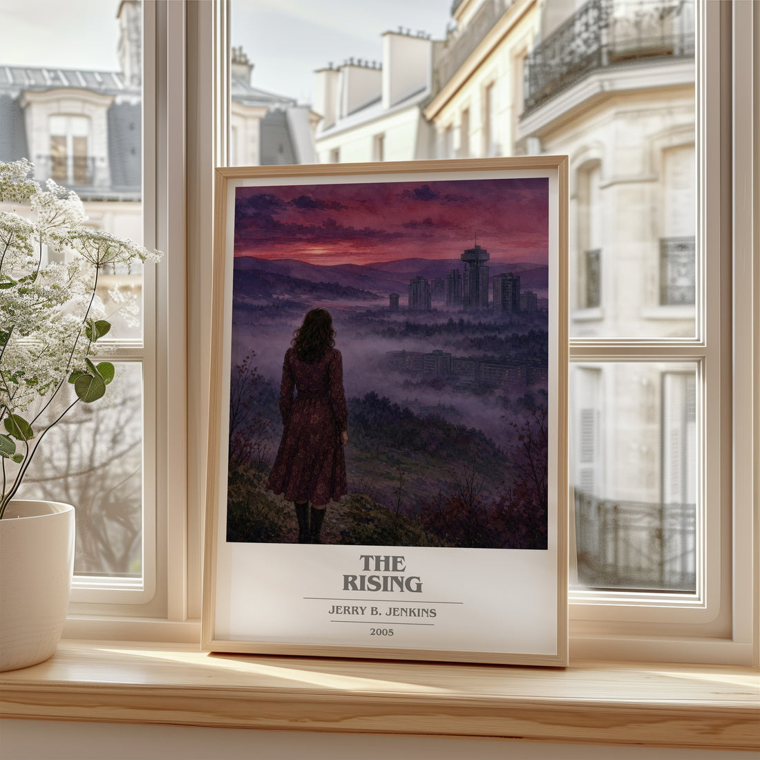 The Rising book cover poster colour and style options – Jerry B. Jenkins book art