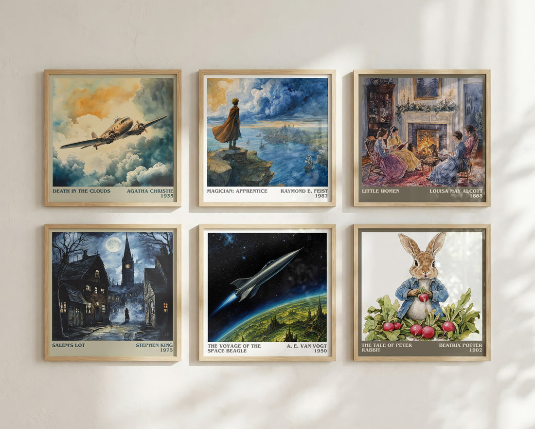The Voyage of the Space Beagle literary art print colour and style options – A. E. van Vogt book art