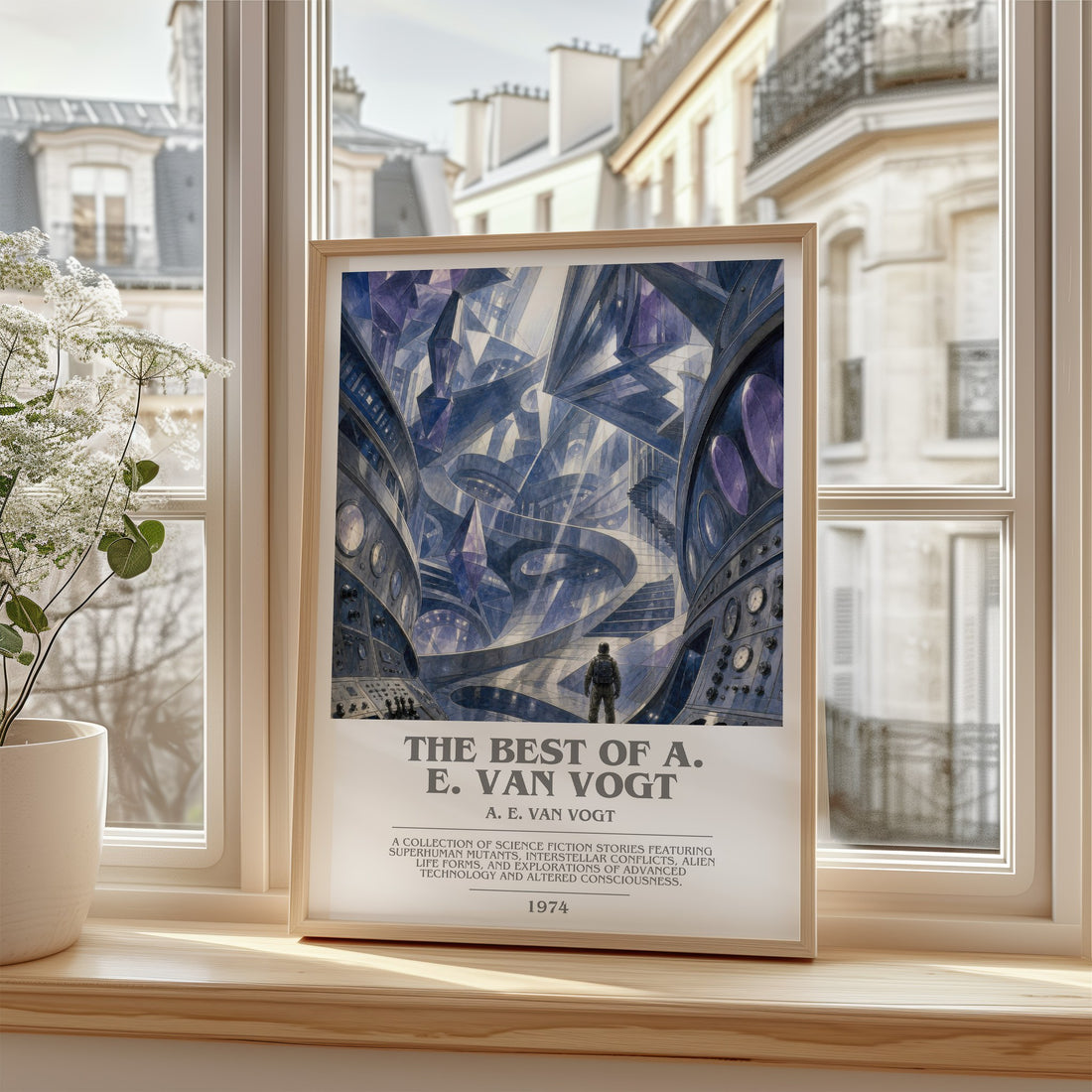 The Best of A. E. van Vogt bookish poster colour and style options – A. E. van Vogt book art