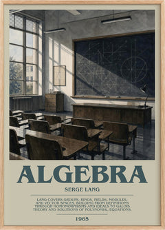 Algebra Bookish Wall Art by Serge Lang