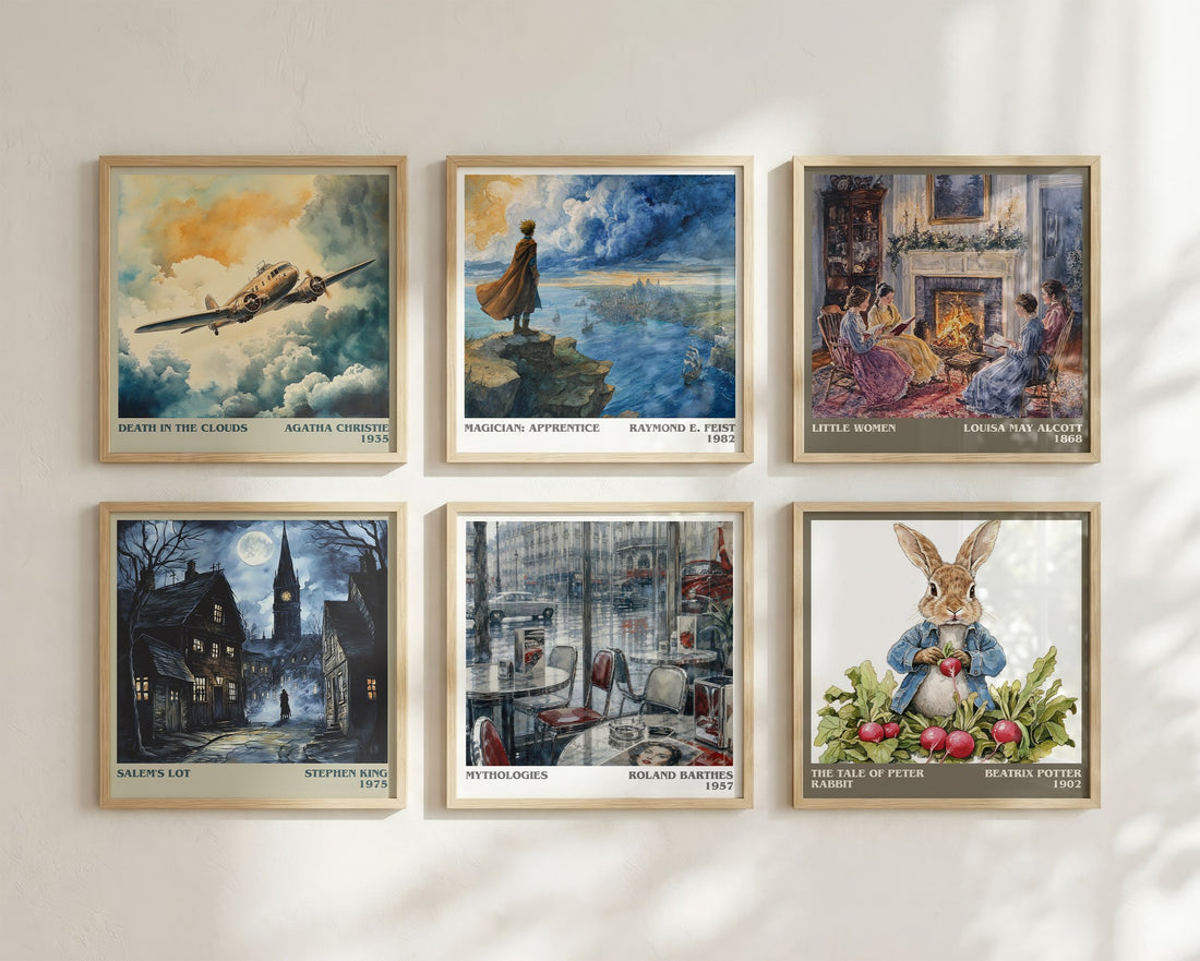 Mythologies literary art print colour and style options – Roland Barthes book art
