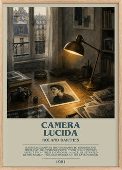 Camera Lucida Bookish Wall Art by Roland Barthes