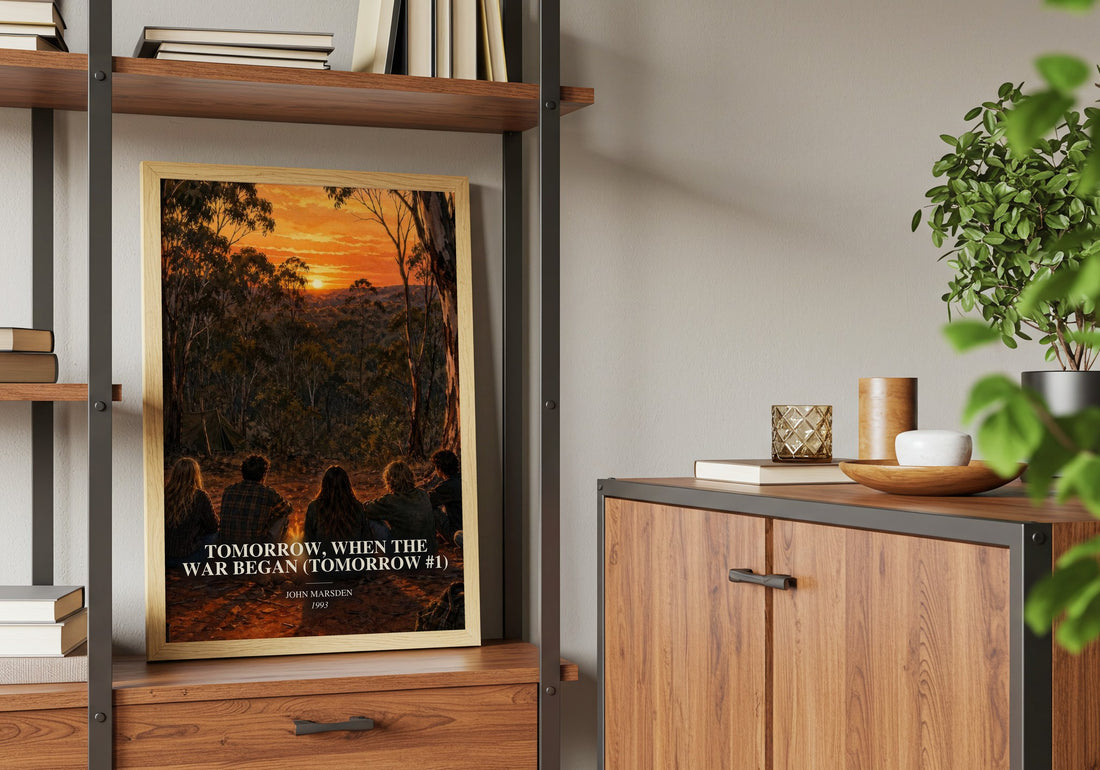 Tomorrow, when the war began (Tomorrow #1) book watercolour illustration paper finish options – matte satin gloss
